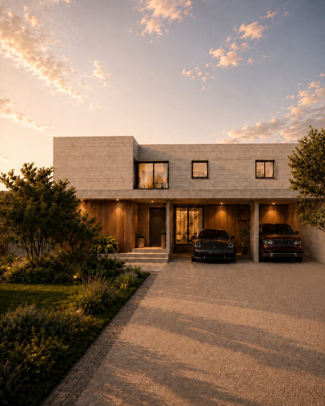 Casa Horizonte, fachada de acceso
