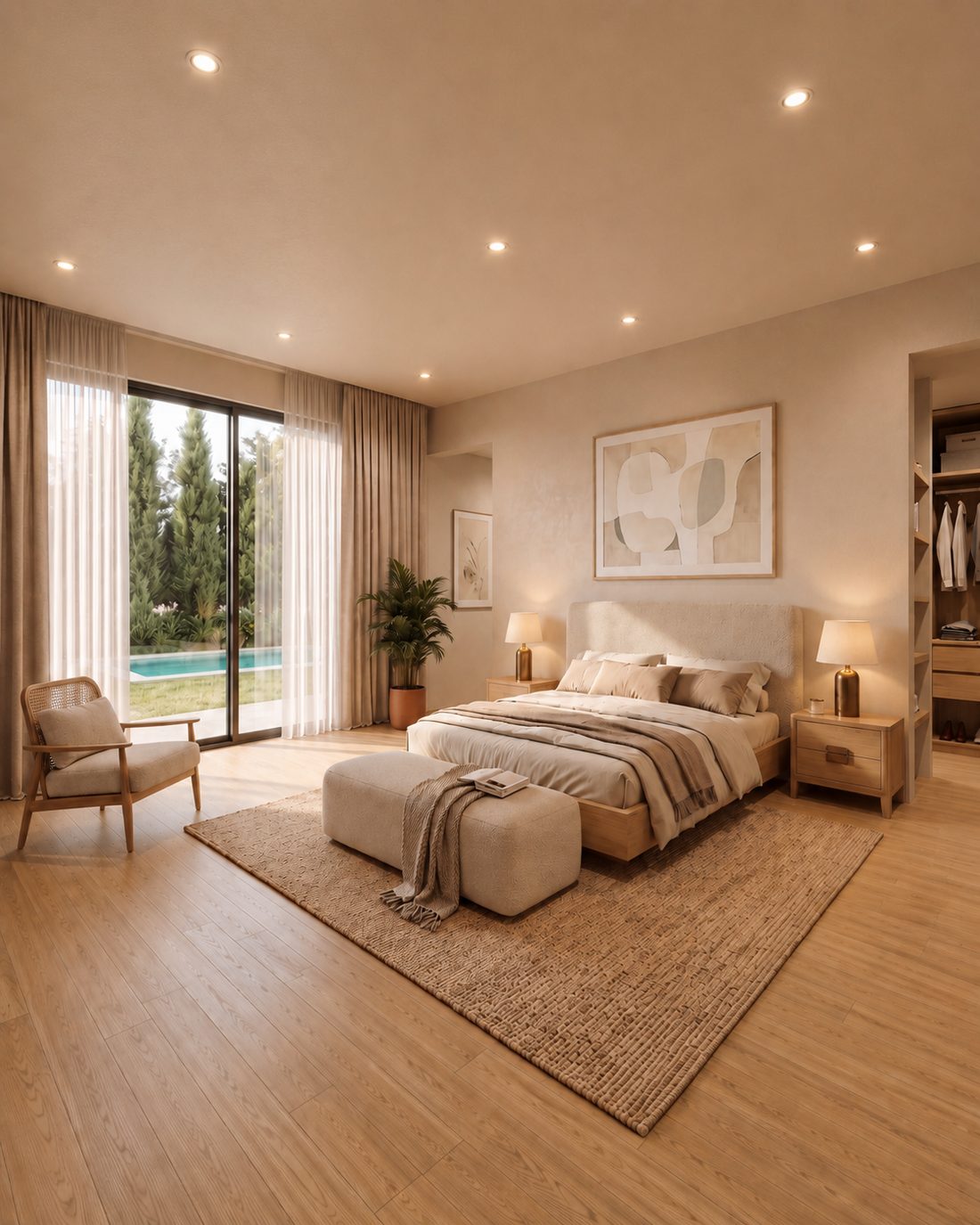 Casa Horizonte, dormitorio principal